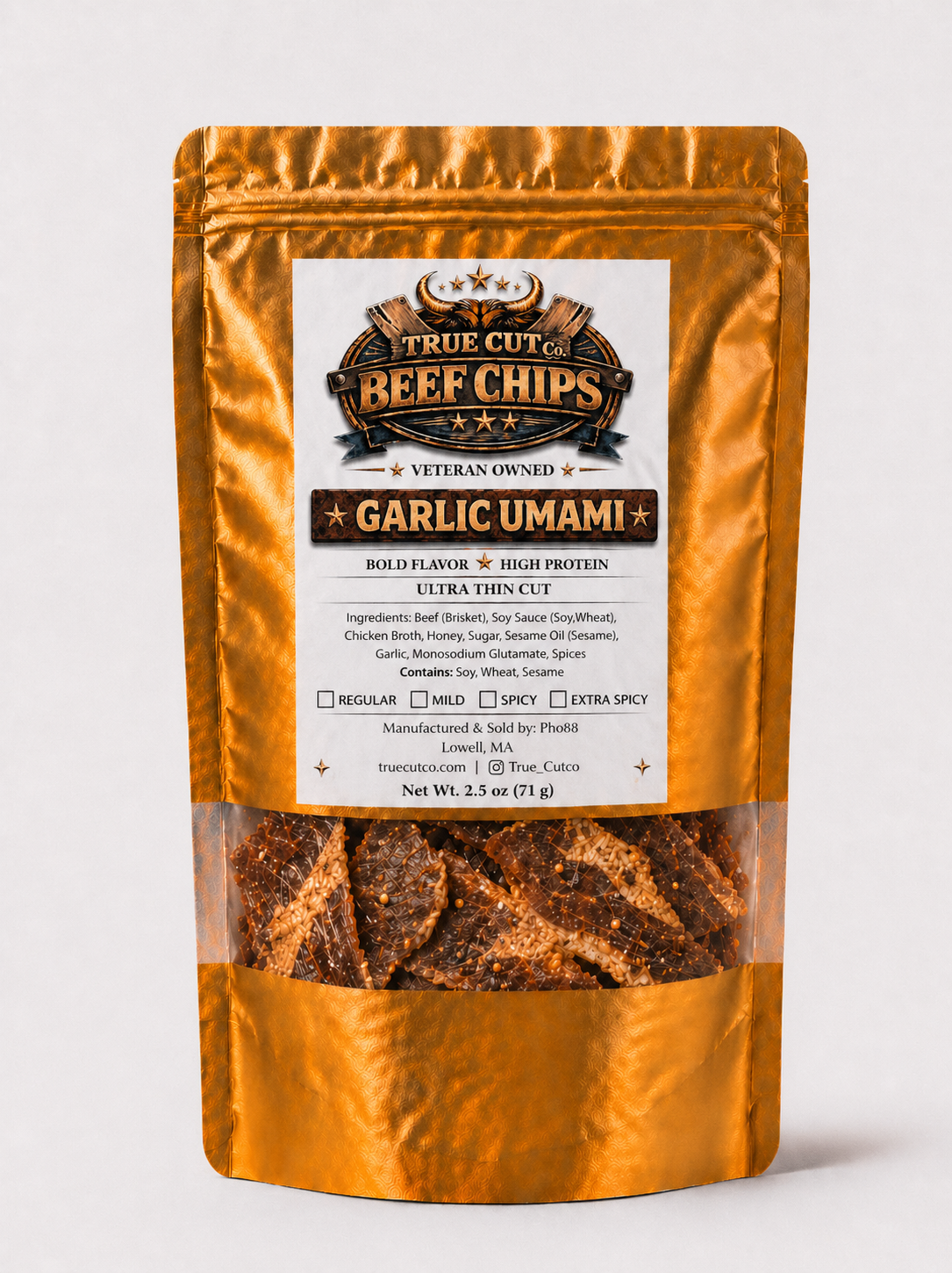 Beef Chips - Garlic Umami